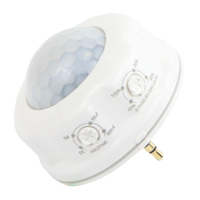 Plug In Sensor Commando Plug in PIR Sensor with Daylight Harvesting - 110V Commerc...