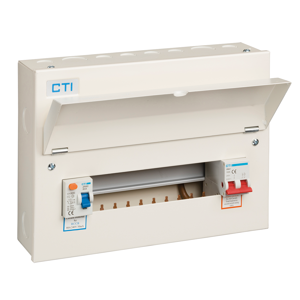 14 Way Consumer Unit with 100A Mains Isolator & 1 x 100A Type A RCD...